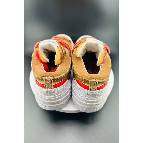 Nike Blazer Low x Sacai British Tan British Tan DD1877-200 Sz 4 - Picture 3 of 7